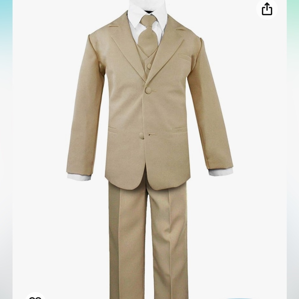 NWT Kids Khaki Tuxedo
